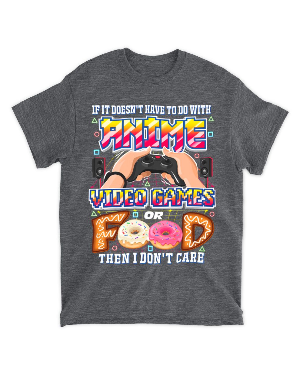 Kawaii Anime Video Games Food Japanese Gift Girls Boys Teens T-Shirt