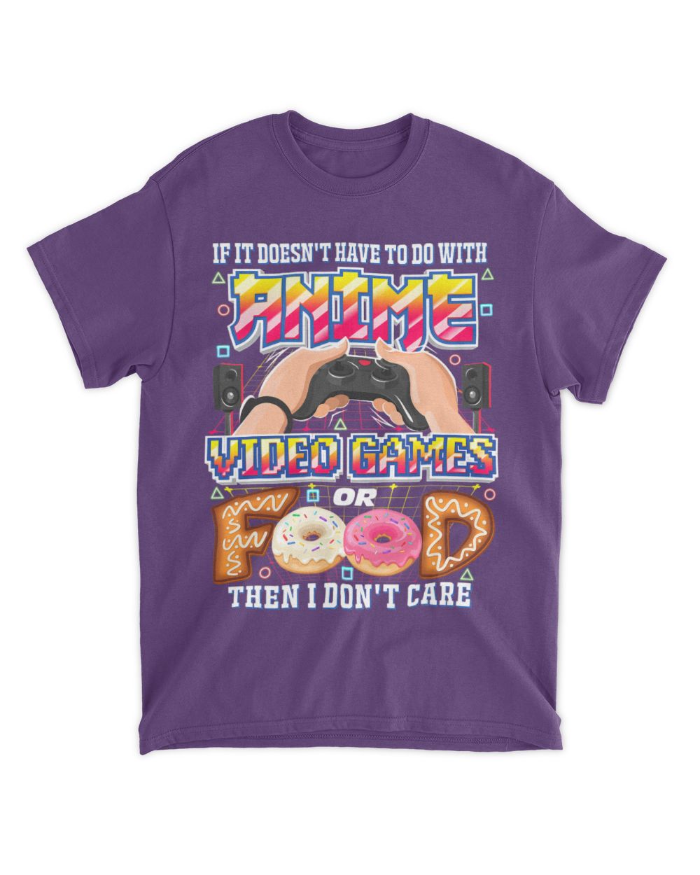 Kawaii Anime Video Games Food Japanese Gift Girls Boys Teens T-Shirt