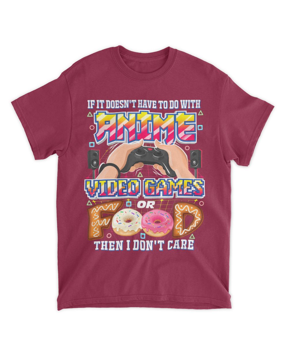 Kawaii Anime Video Games Food Japanese Gift Girls Boys Teens T-Shirt
