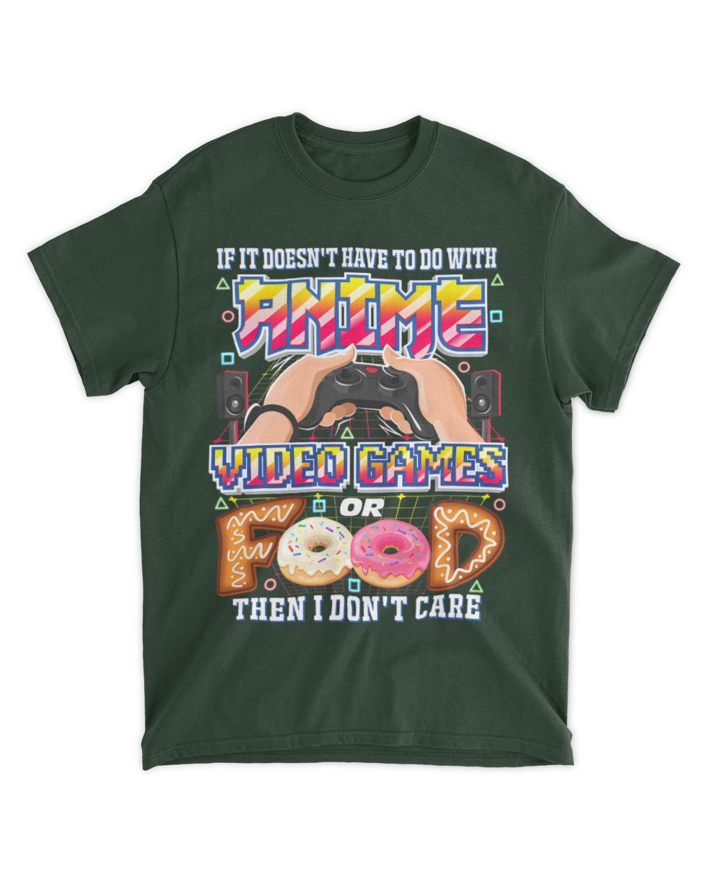 Kawaii Anime Video Games Food Japanese Gift Girls Boys Teens T-Shirt