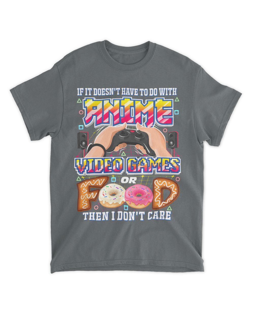 Kawaii Anime Video Games Food Japanese Gift Girls Boys Teens T-Shirt