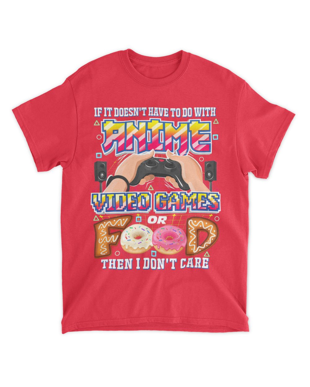 Kawaii Anime Video Games Food Japanese Gift Girls Boys Teens T-Shirt