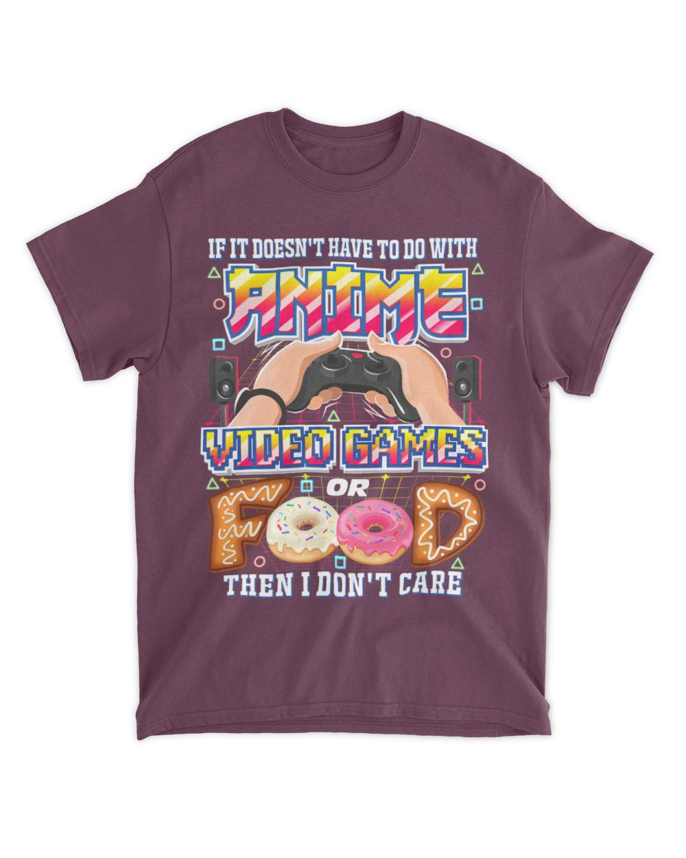 Kawaii Anime Video Games Food Japanese Gift Girls Boys Teens T-Shirt