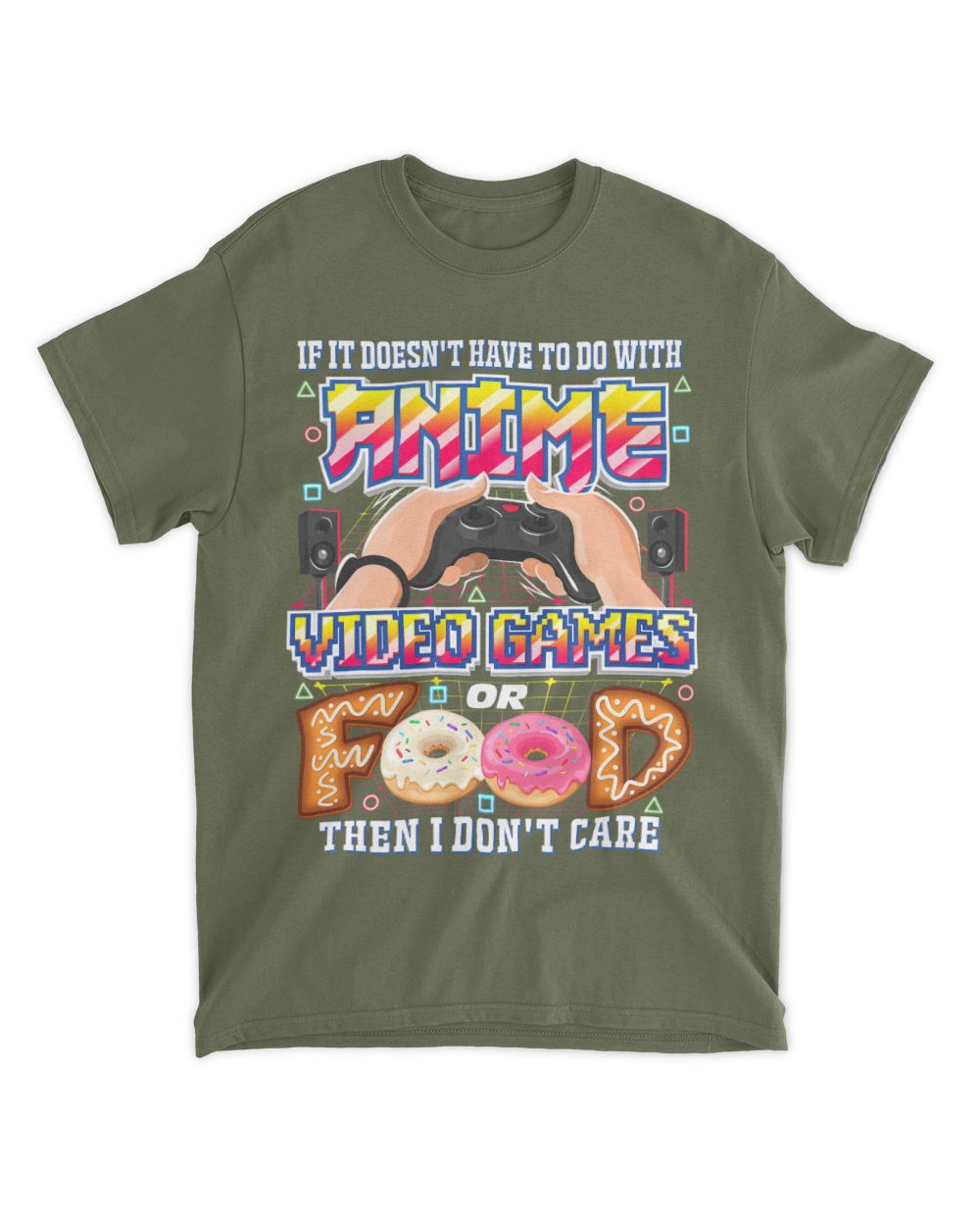 Kawaii Anime Video Games Food Japanese Gift Girls Boys Teens T-Shirt