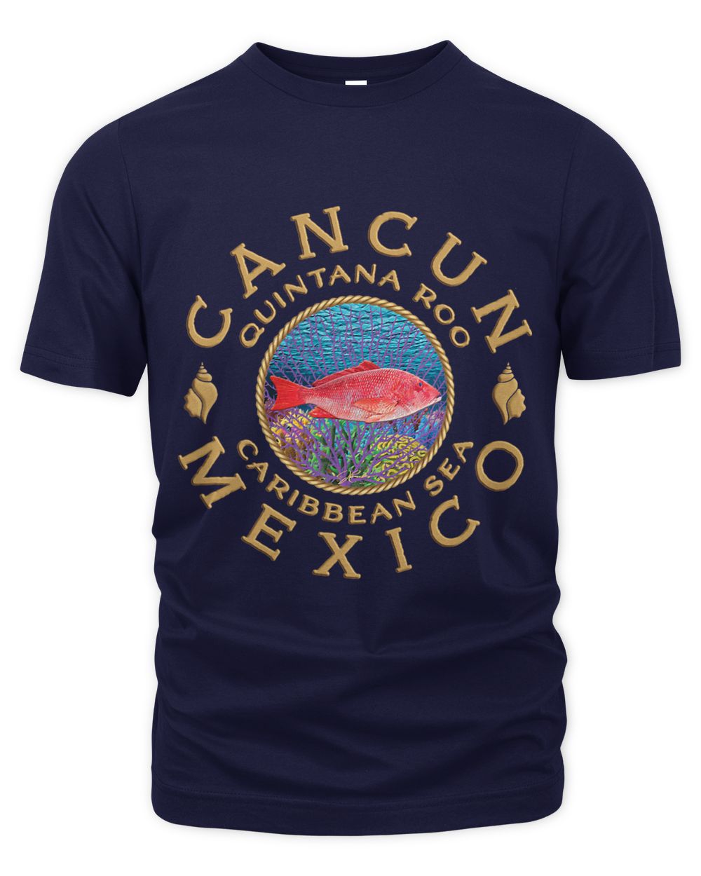 JCombs Cancun Mexico Reef Coral Red Snapper Fish