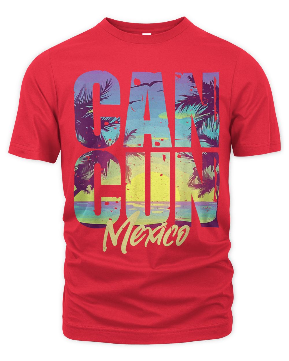 Cool Cancun Art Men Women Mexico Vacation Souvenir Summer